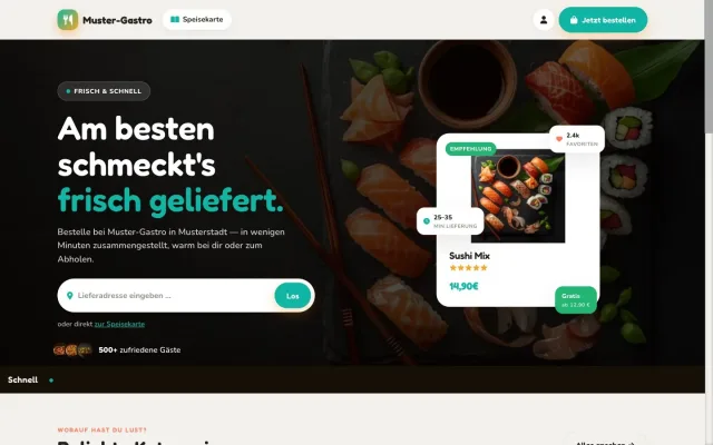 Design-Welt Sushi / Japanisch